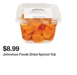 Wegmans Johnvince Foods Dried Apricot Tub offer