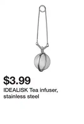 Ikea IDEALISK Tea infuser, stainless steel offer
