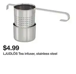 Ikea LJUDLÖS Tea infuser, stainless steel offer