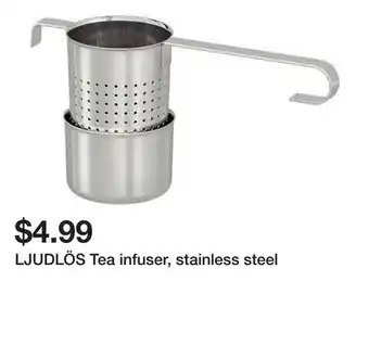 Ikea LJUDLÖS Tea infuser, stainless steel offer