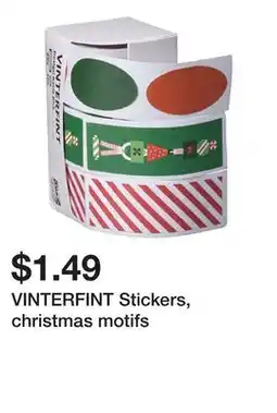 Ikea VINTERFINT Stickers, christmas motifs offer