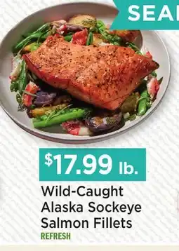 Heinen's Wild-Caught Alaska Sockeye Salmon Fillets offer