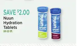 Heinen's Nuun Hydration Tablets offer