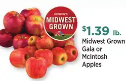 Heinen's Midwest Grown Gala or McIntosh Apples offer