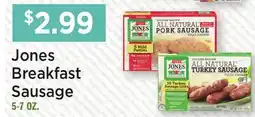 Heinen's Jones Breakfast Sausage offer