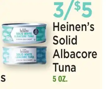 Heinen's Heinen's Solid Albacore Tuna offer