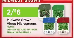 Heinen's Midwest Grown Vigeo Microgreens offer