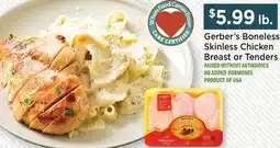 Heinen's Gerber's Boneless Skinless Chicken Breast or Tenders offer