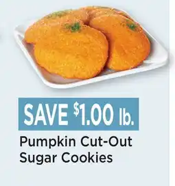 Heinen's Pumpkin Cut-Out Sugar Cookies offer