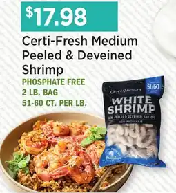 Heinen's Certi-Fresh Medium Peeled & Deveined Shrimp offer
