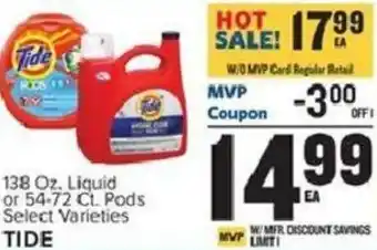 Food Lion Tide 138 oz offer