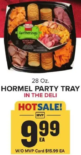 Food Lion Hormel Party Tray 28 oz offer