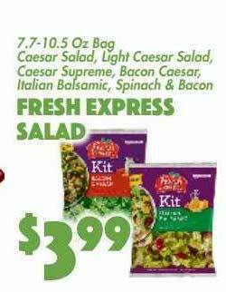 The Food Emporium Fresh Express Salad offer