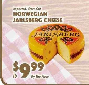 The Food Emporium Norwegian Jarlsberg Cheese offer