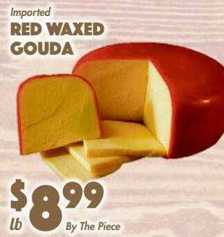 The Food Emporium Red Waxed Gouda offer