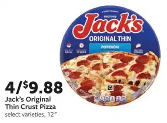 Fareway Jack's Original Thin Crust Pizza offer