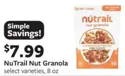 Fareway NuTrail Nut Granola offer
