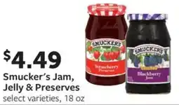 Fareway Smucker's Jam, Jelly & Preserves offer