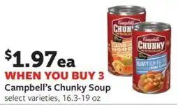 Fareway Campbell's Chunky Soup offer