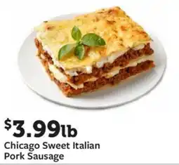 Fareway Chicago Sweet Italian Pork Sausage offer