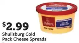 Fareway Shullsburg Cold Pack Cheese Spreads offer