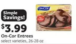 Fareway On-Cor Entrees offer