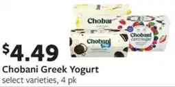 Fareway Chobani Greek Yogurt offer