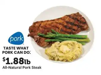 Fareway All-Natural Pork Steak offer