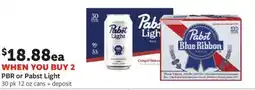 Fareway PBR or Pabst Light offer