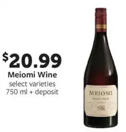 Fareway Meiomi Wine offer