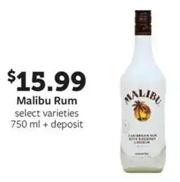 Fareway Malibu Rum offer