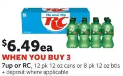Fareway 7up or RC offer