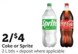Fareway Coke or Sprite offer