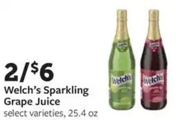 Fareway Welch's Sparkling Grape Juice offer
