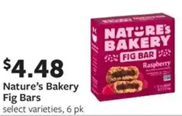 Fareway Nature's Bakery Fig Bars offer
