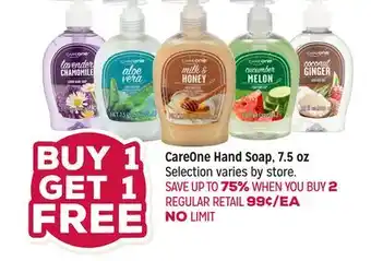 Grocery Outlet CareOne Hand Soap, 7.5 oz offer