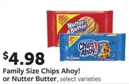Fareway Family Size Chips Ahoy! or Nutter butter offer
