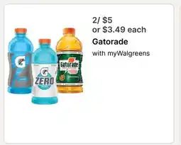 Walgreens Gatorade offer