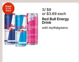 Walgreens Red Bull Energy Drink offer