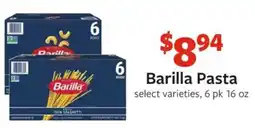 Fareway Barilla Pasta offer