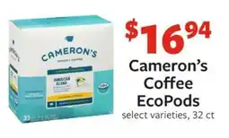 Fareway Cameron's Coffee EcoPods offer