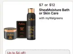 Walgreens SheaMoisture Bath or Skin Care offer