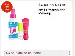 Walgreens NYX Professional Makeup offer