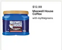 Walgreens Maxwell House Coffee offer