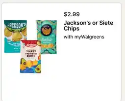 Walgreens Jackson's or Siete Chips offer
