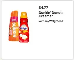 Walgreens Dunkin' Donuts Creamer offer