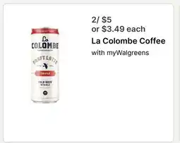 Walgreens La Colombe Coffee offer