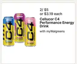 Walgreens Cellucor C4 Performance Energy Drink offer