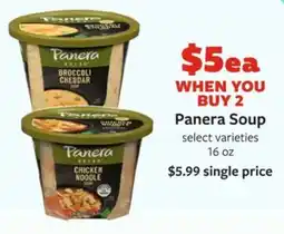 Fareway Panera soup offer