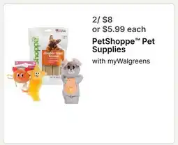 Walgreens PetShoppe Pet Supplies offer